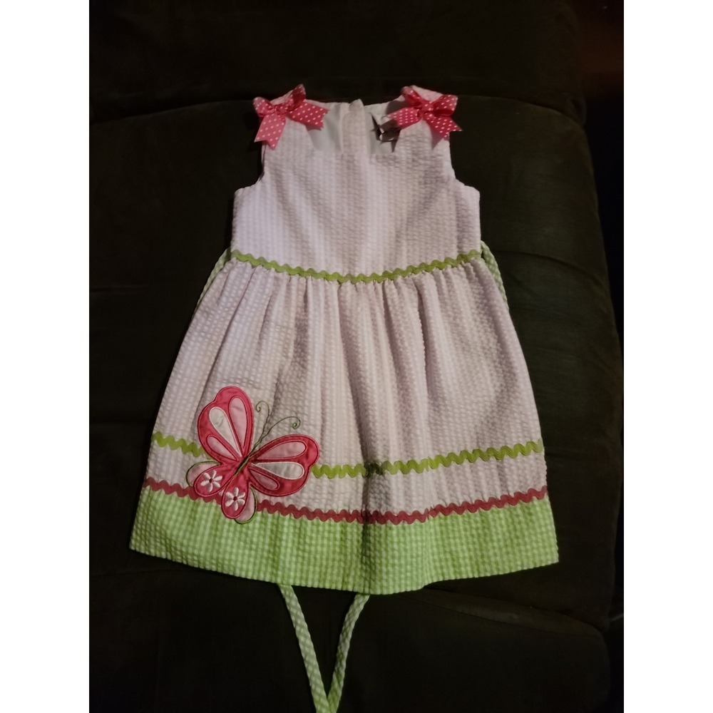 Rare editions butterfly apring‎ Easter dress no size but fits like 2t